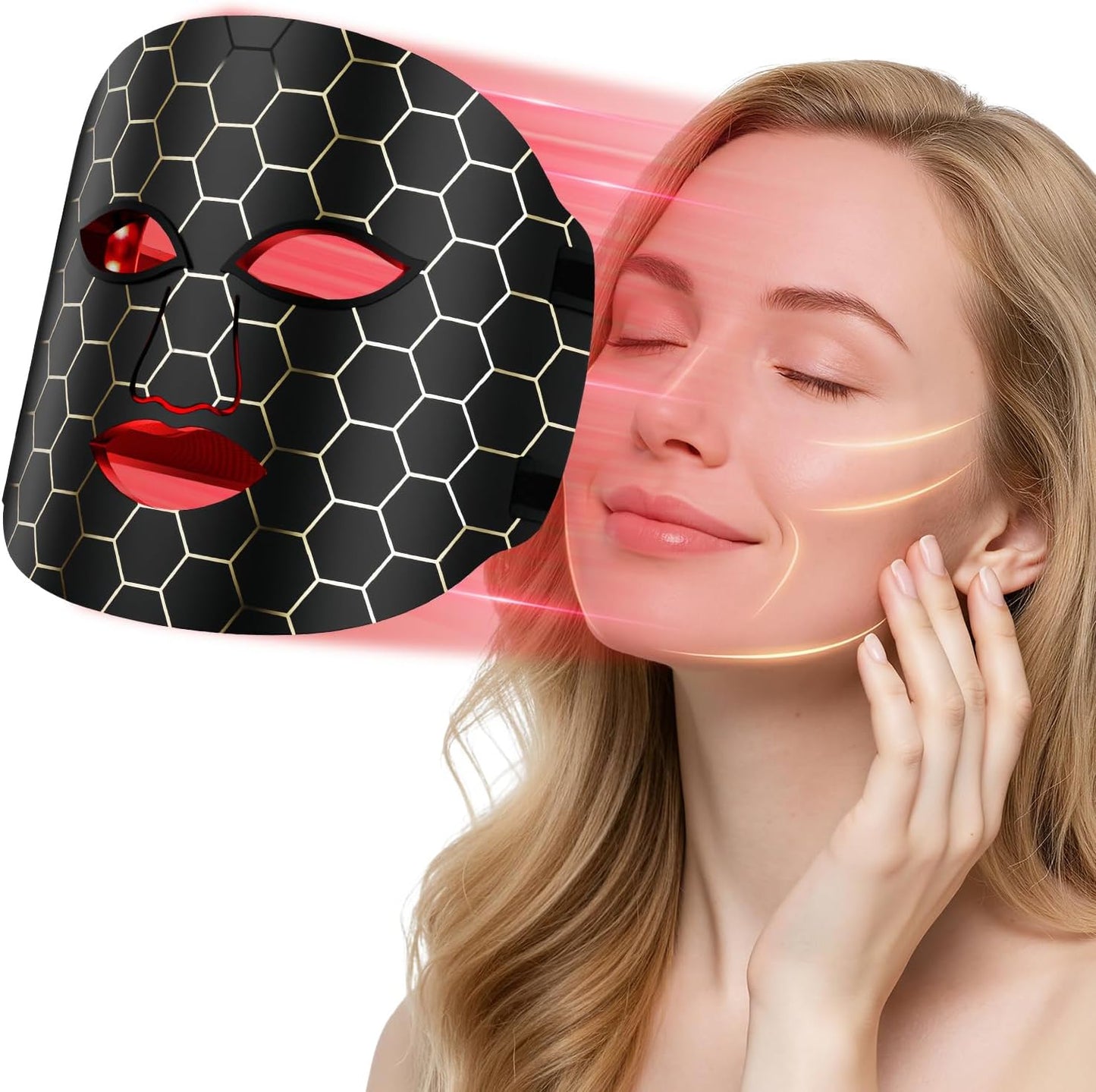 LED Red Light Therapy Face Mask
