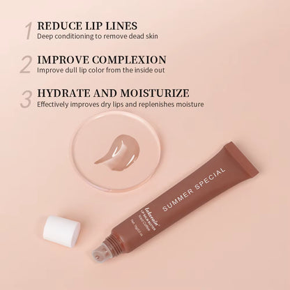 Moisturizing Lip Butter Balm 4 Counts/Set Hydrating Lip Balm Plumping Lip Oil Lip Stick Glossy Lip Glaze Stick Plumping Lip Cosm