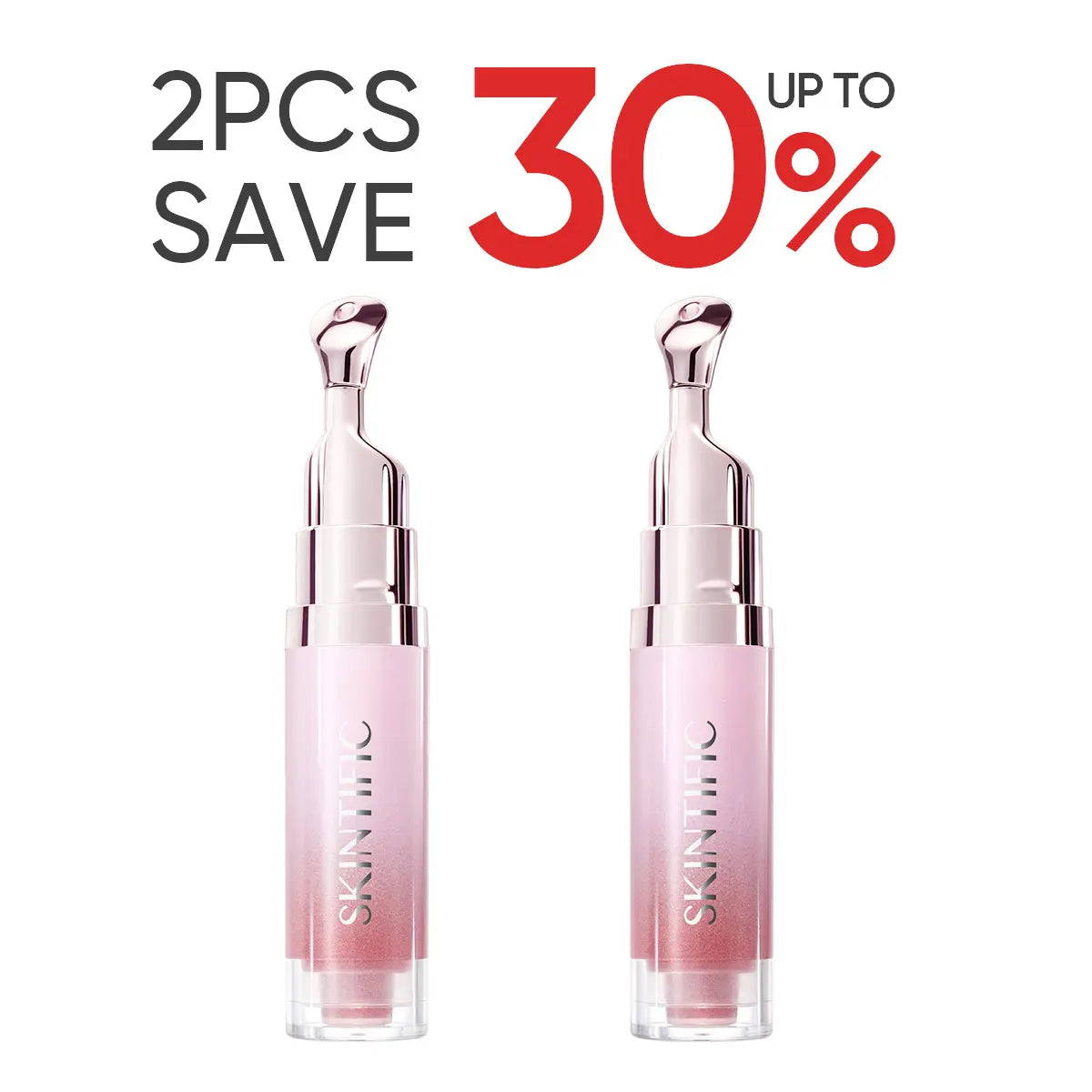 [Recommended by Cardi B] SKINTIFIC Hydrating Brightening Lip Serum with Hyaluronic Acid & Peptide for Radiant Lips Gentle Glossy Korean Beauty Makeup Balm Shea Smooth Moisture with Cooling Metal Roller Applicator