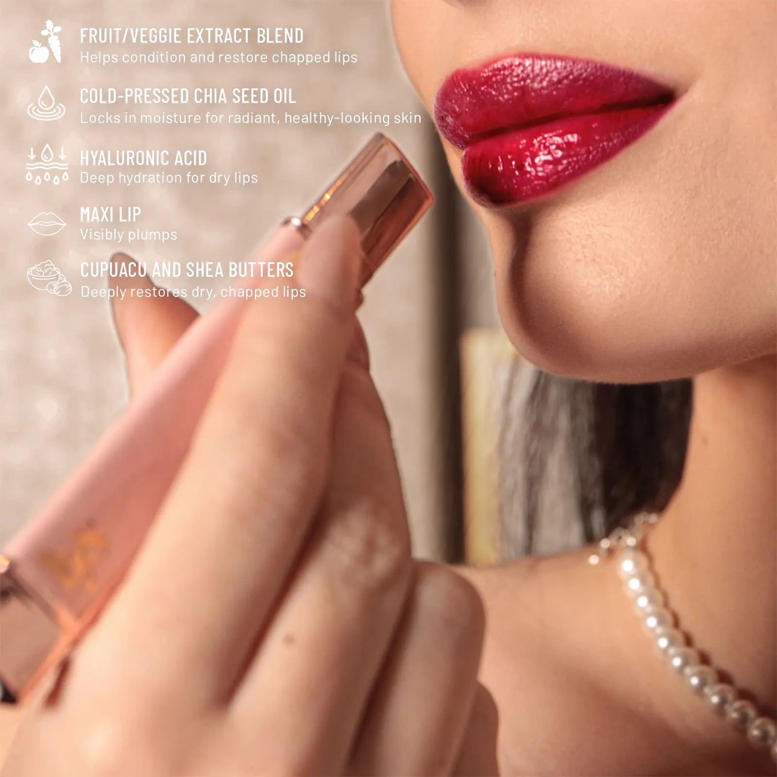 Speak Love Lip-Plumping Glossy Lip Balm