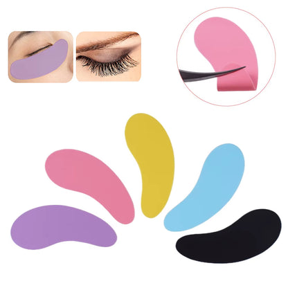 Private Label Bulk Washable Silicone Reusable Eye Masks Logo Face Lifting Anti-Wrinkle Eye Pads Reusable Eye Patch