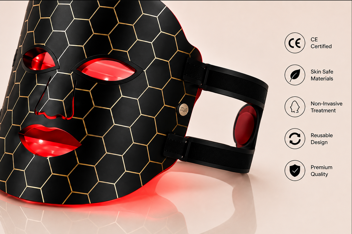GlowMask Pro – LED Red Light Therapy Face Mask for Anti-Aging & Skin Renewal