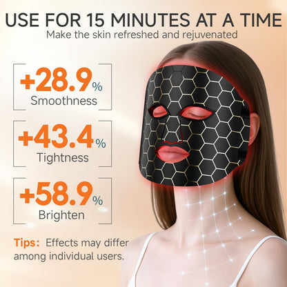 LED Red Light Therapy Face Mask