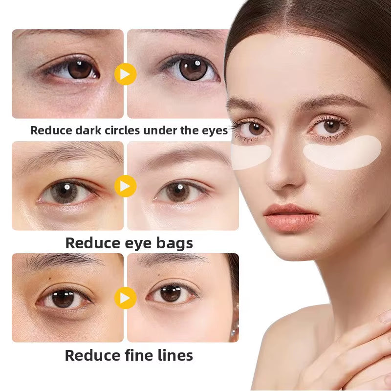 Private Label Bulk Washable Silicone Reusable Eye Masks Logo Face Lifting Anti-Wrinkle Eye Pads Reusable Eye Patch