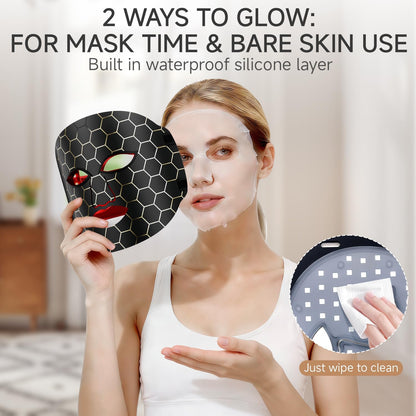 LED Red Light Therapy Face Mask